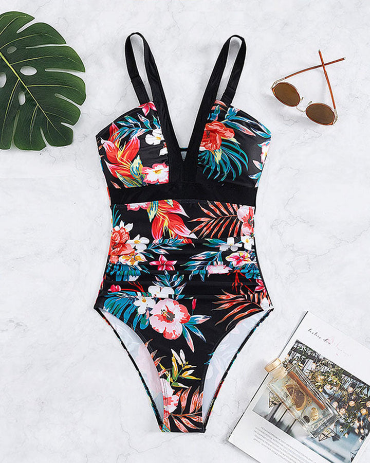 Pamela - Chic Floral One-Piece