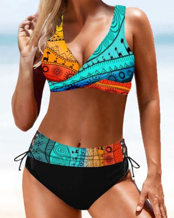 Bella - Bright Abstract Bikini Set