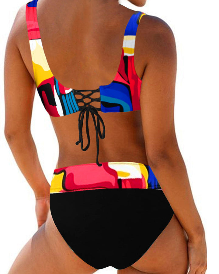 Bella - Bright Abstract Bikini Set
