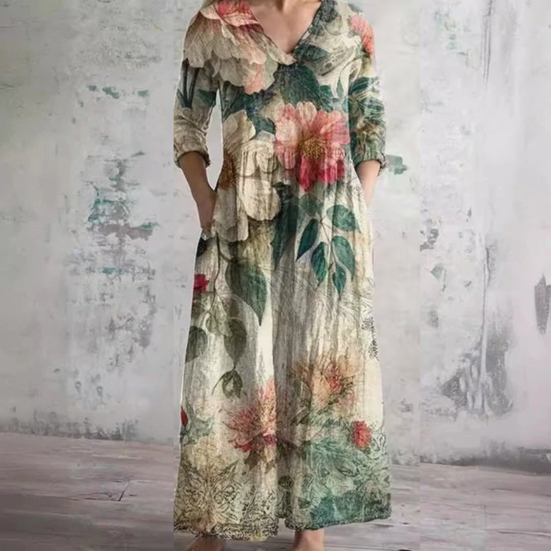 Judith - Refined Floral Dress