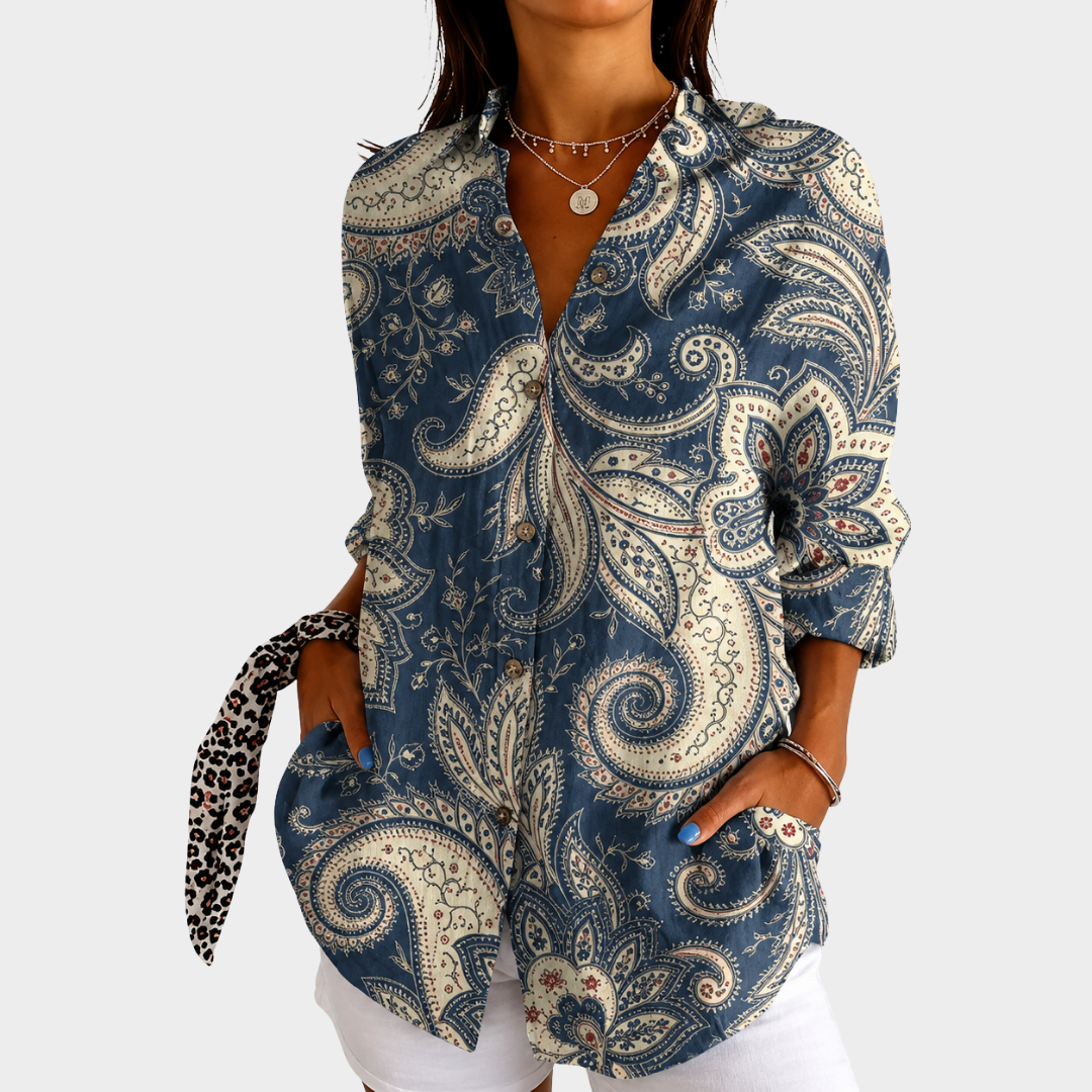 Tina - Classic Print Shirt