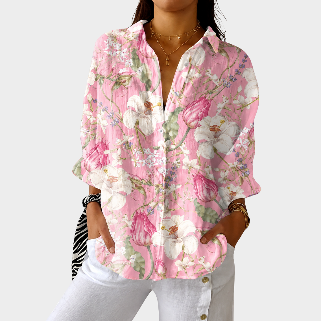 Janet - Romantic Floral Top
