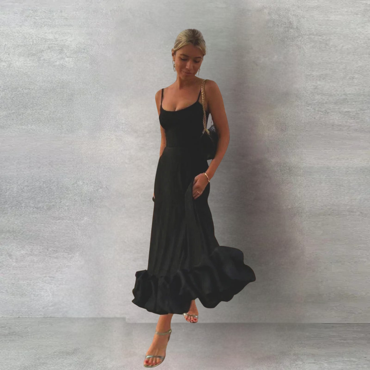 Delores - Flowy Ruffle Maxi Dress