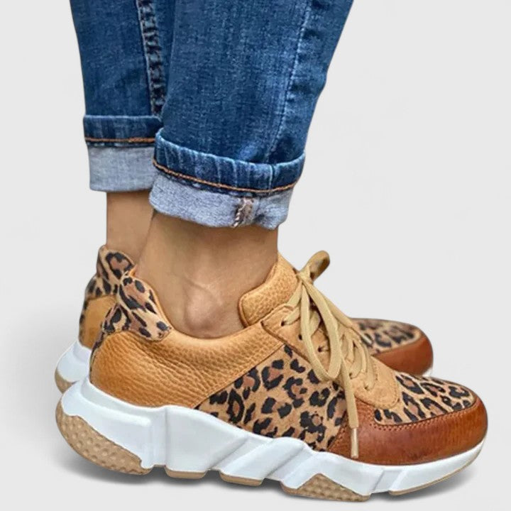 Naomi - Animal Print Sneakers