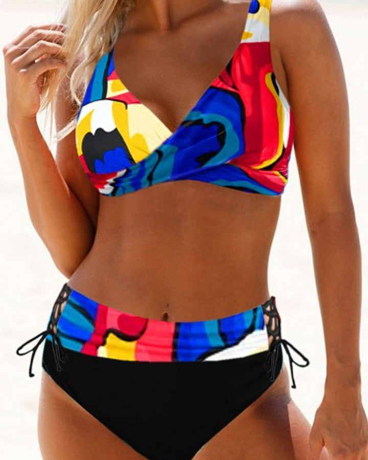 Bella - Bright Abstract Bikini Set