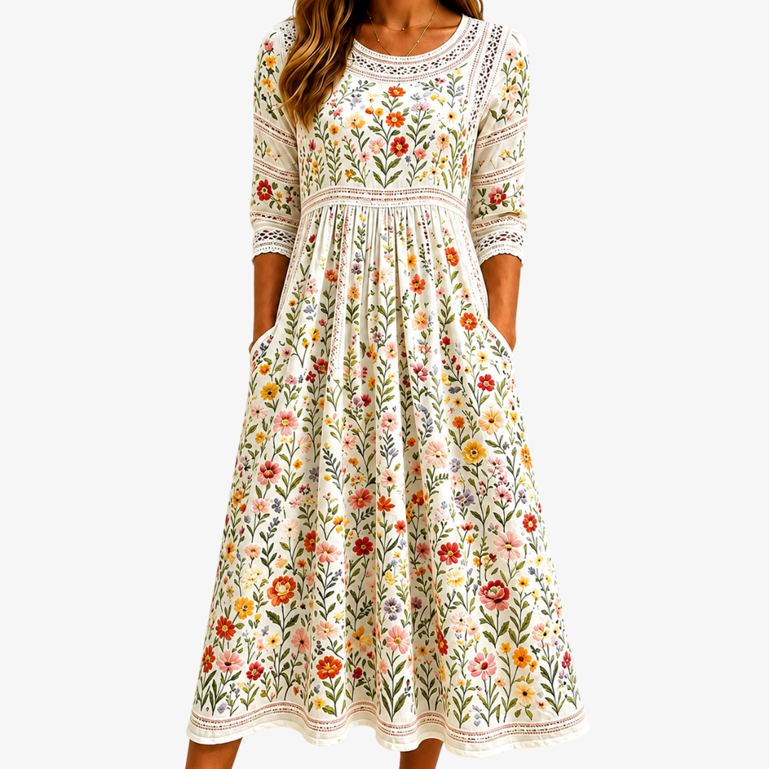 Margaret - Elegant Garden Dress