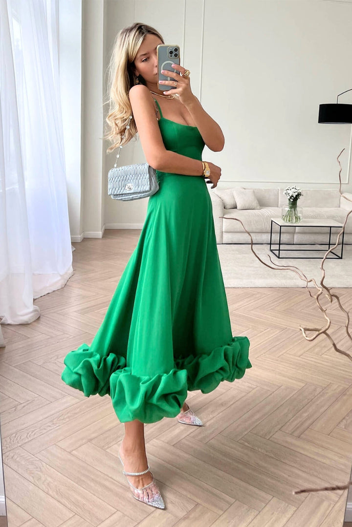 Delores - Flowy Ruffle Maxi Dress