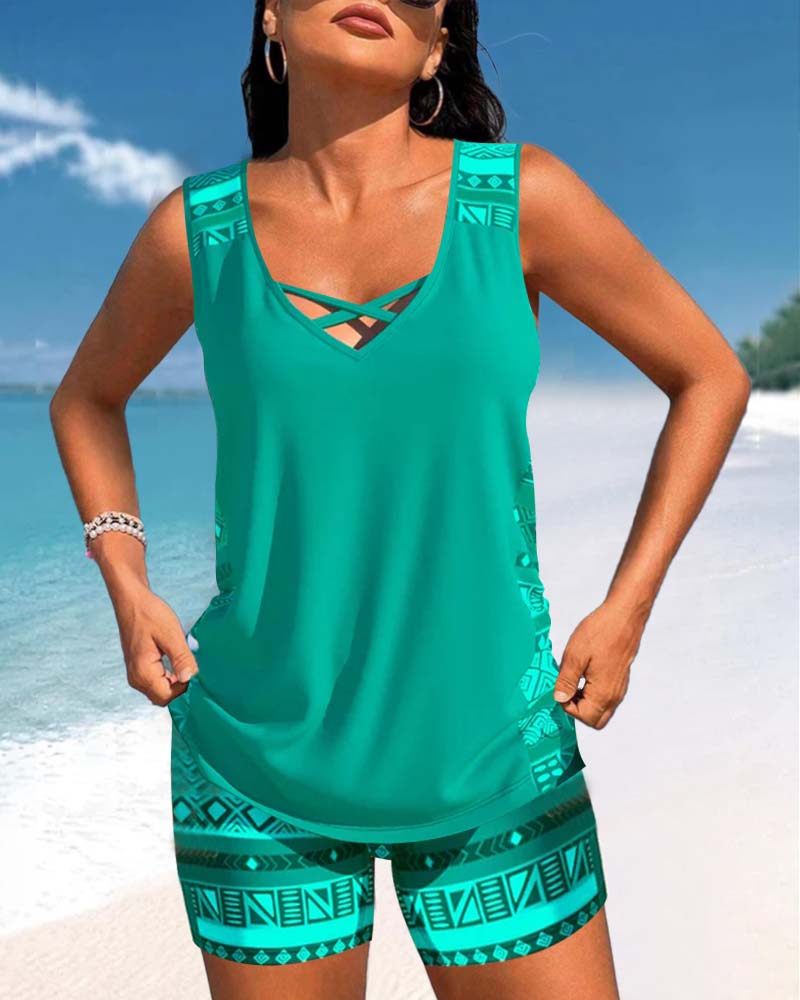 Muriel - Breezy Tankini Shorts