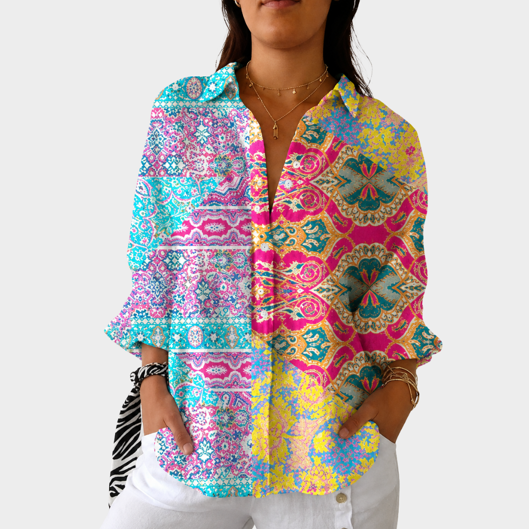 Dolores - Colorful Bohemian Shirt