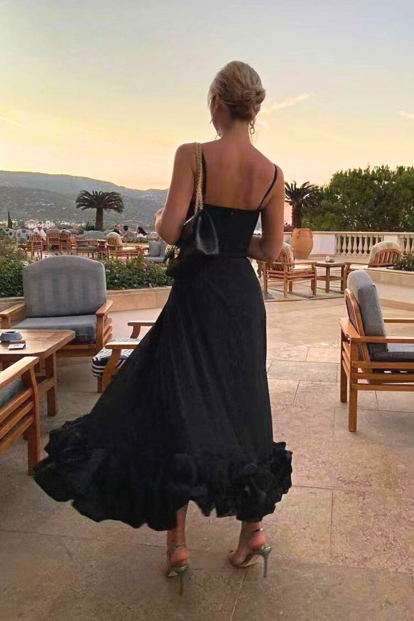 Delores - Flowy Ruffle Maxi Dress