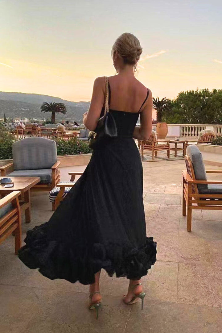 Delores - Flowy Ruffle Maxi Dress