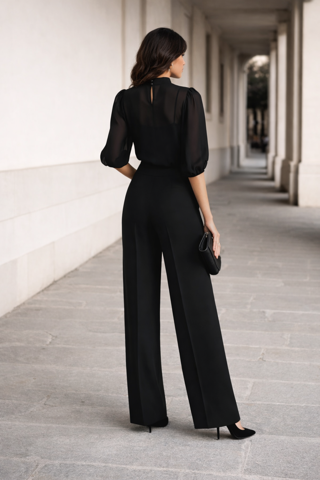 Connie - Elegant Blouse & Pants Set
