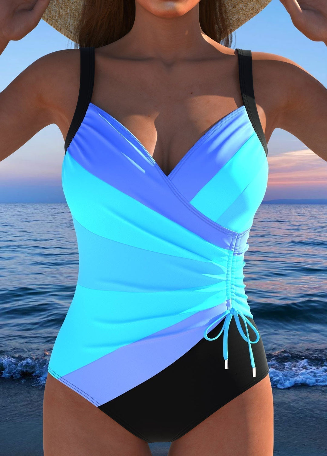 Charice - Multicolor Wrap Swimsuit