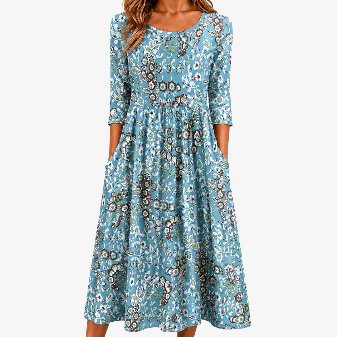 Frances - Romantic Floral Dress