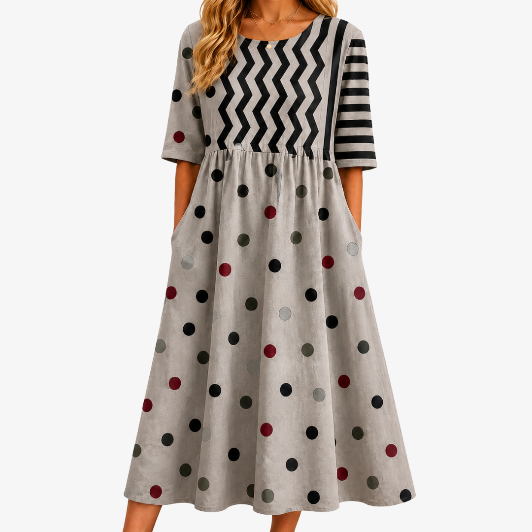 Alice - Geometric Print Dress