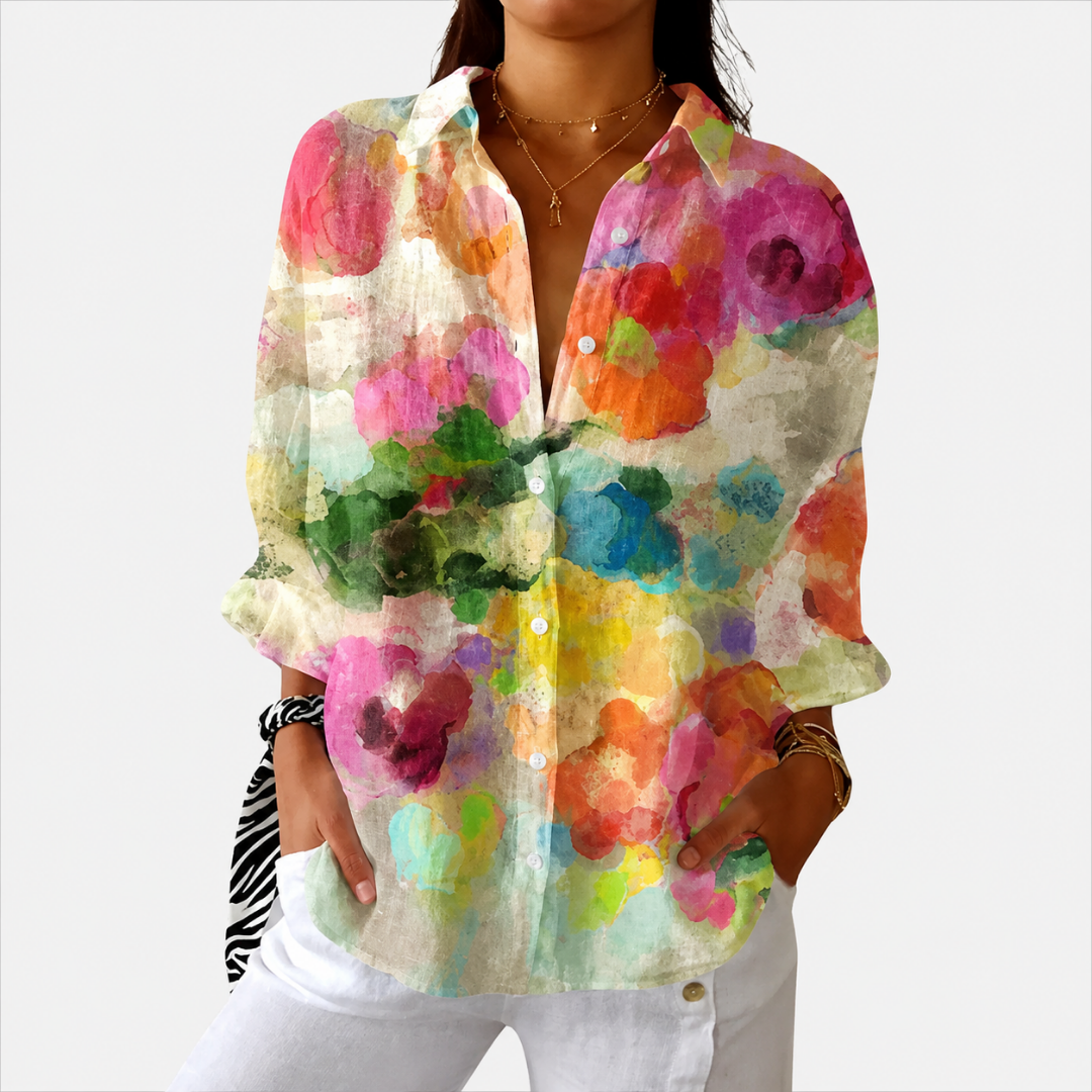 Tammy - Colorful Garden Blouse