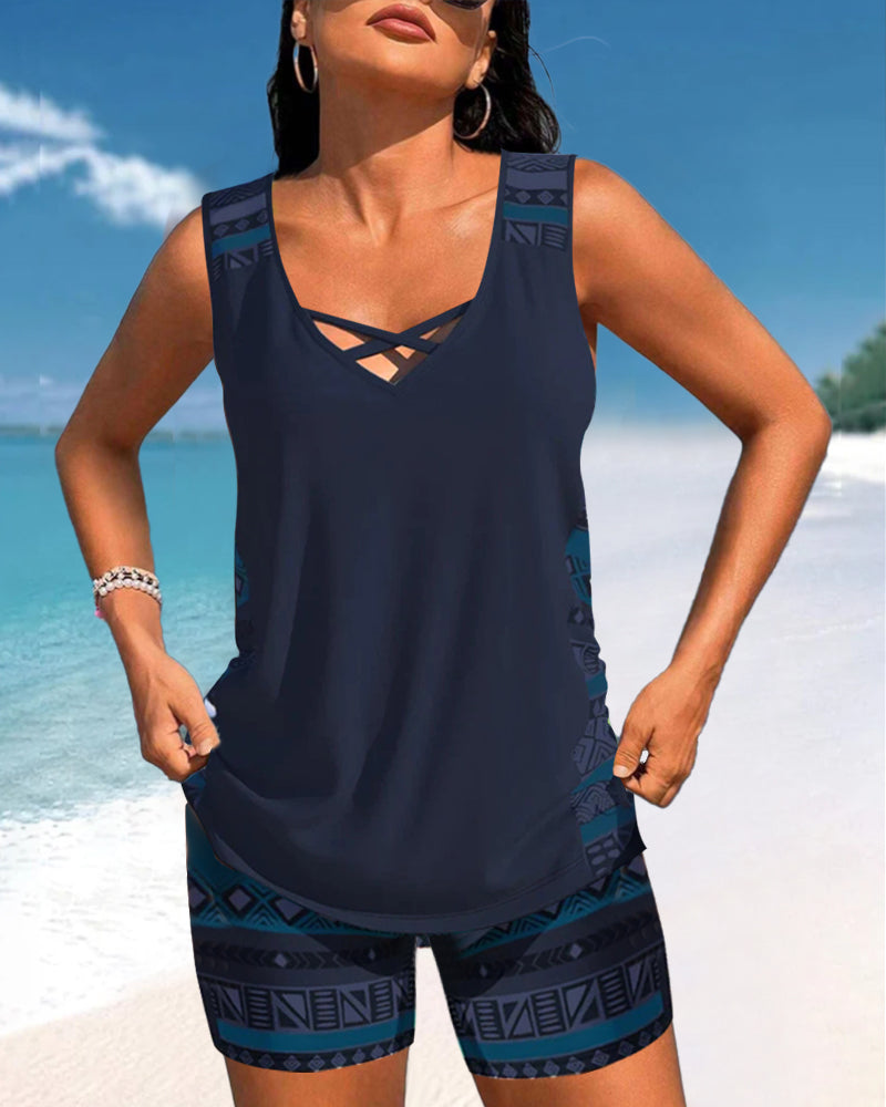 Evelyn - Breezy Tankini Shorts
