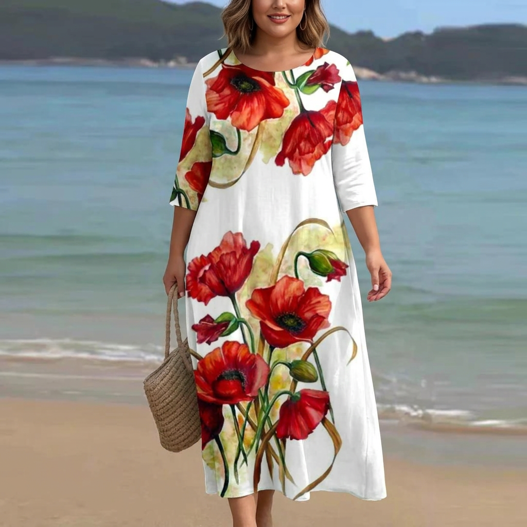 Donna - Soft Floral Day Dress