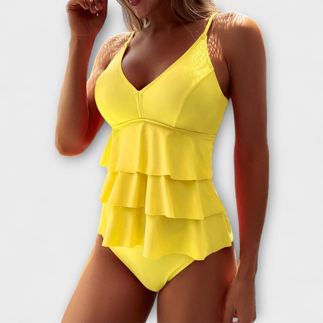 Judith - Chic Ruffle Swimsuit