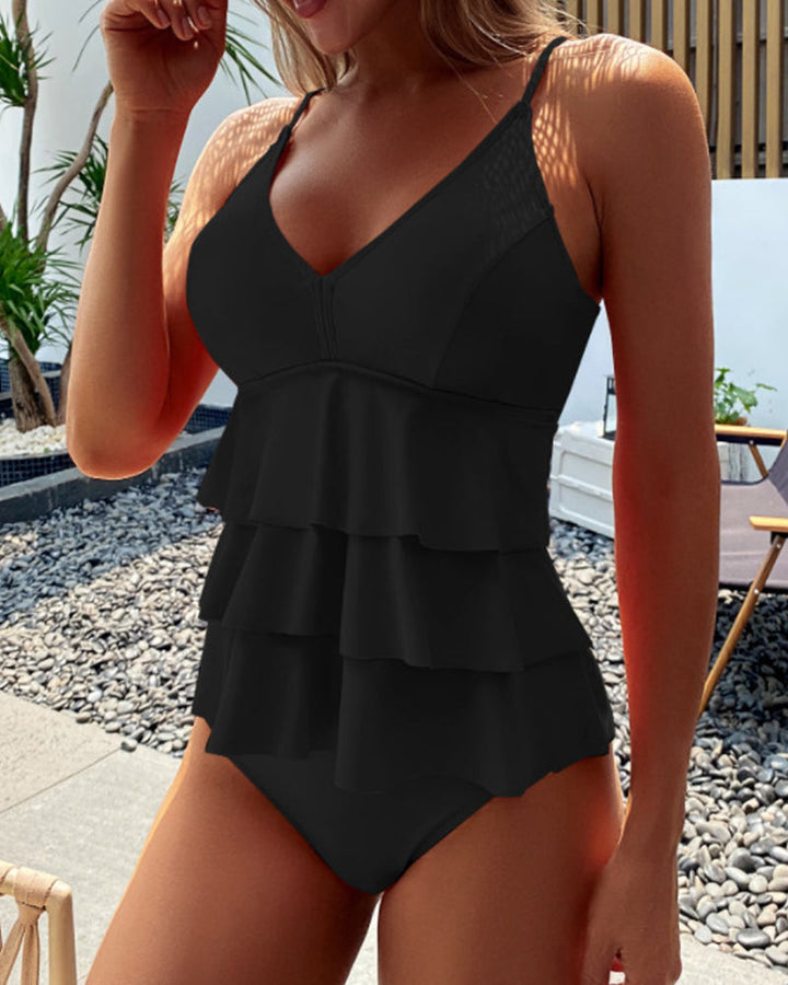 Marceline - Classic Ruffle Tankini Set