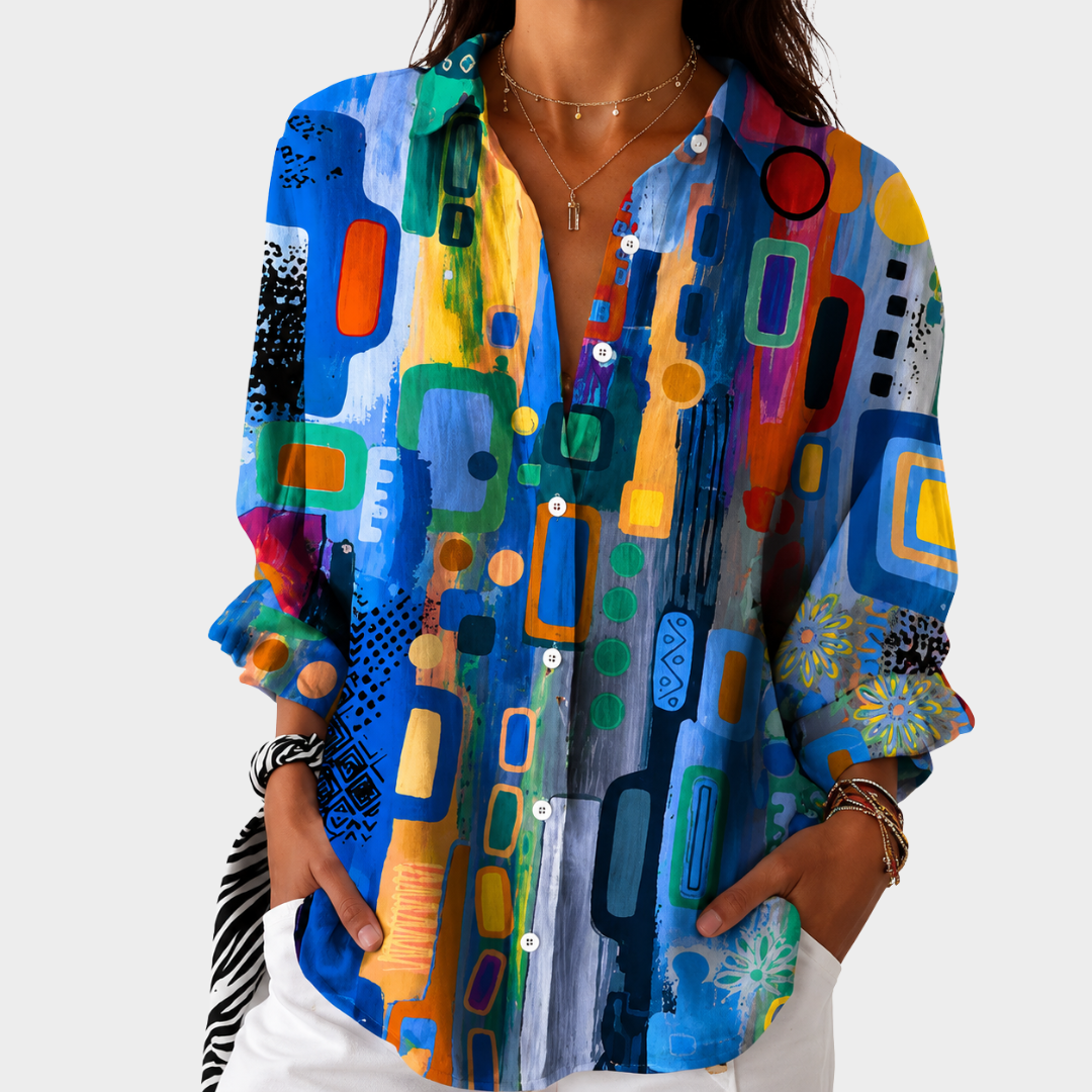 Deborah - Colorful Statement Top