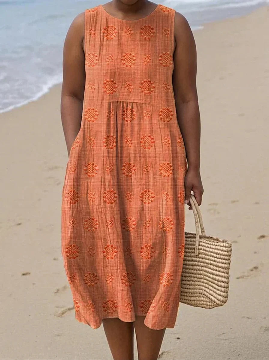 Sandra - Elegant Sleeveless Dress