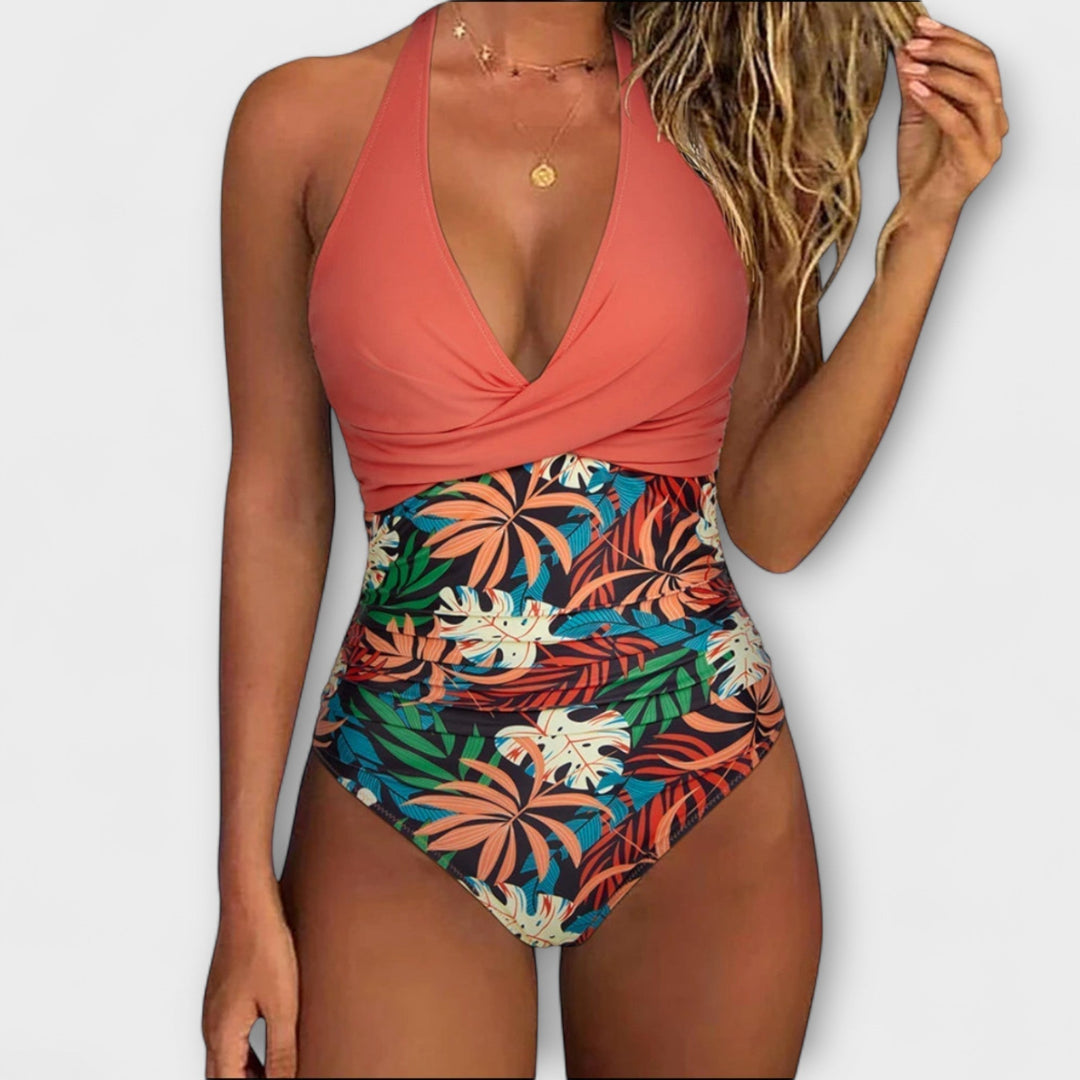 Judith - Stylish V-Neck Swimsuit