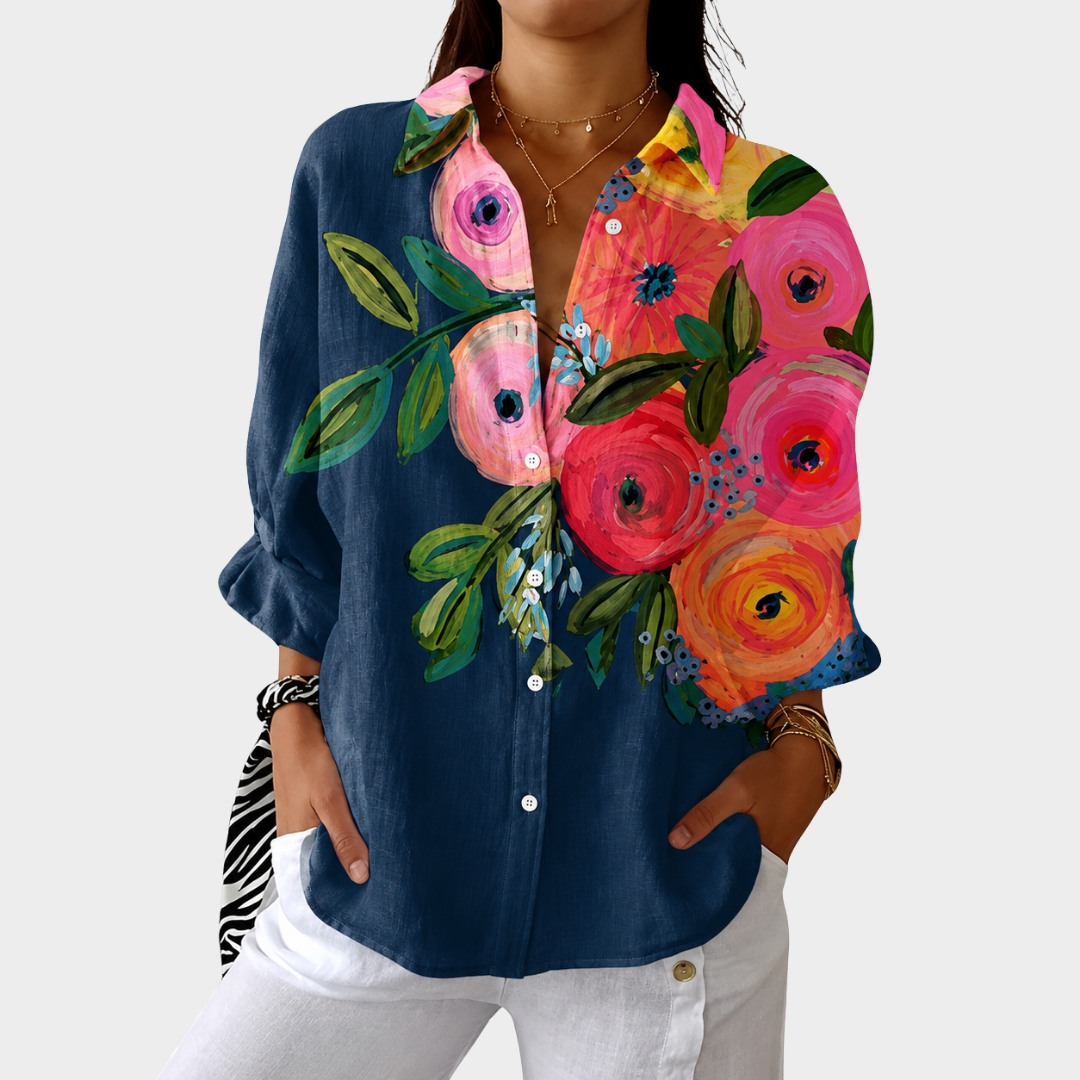 Patricia - Artistic Floral Top