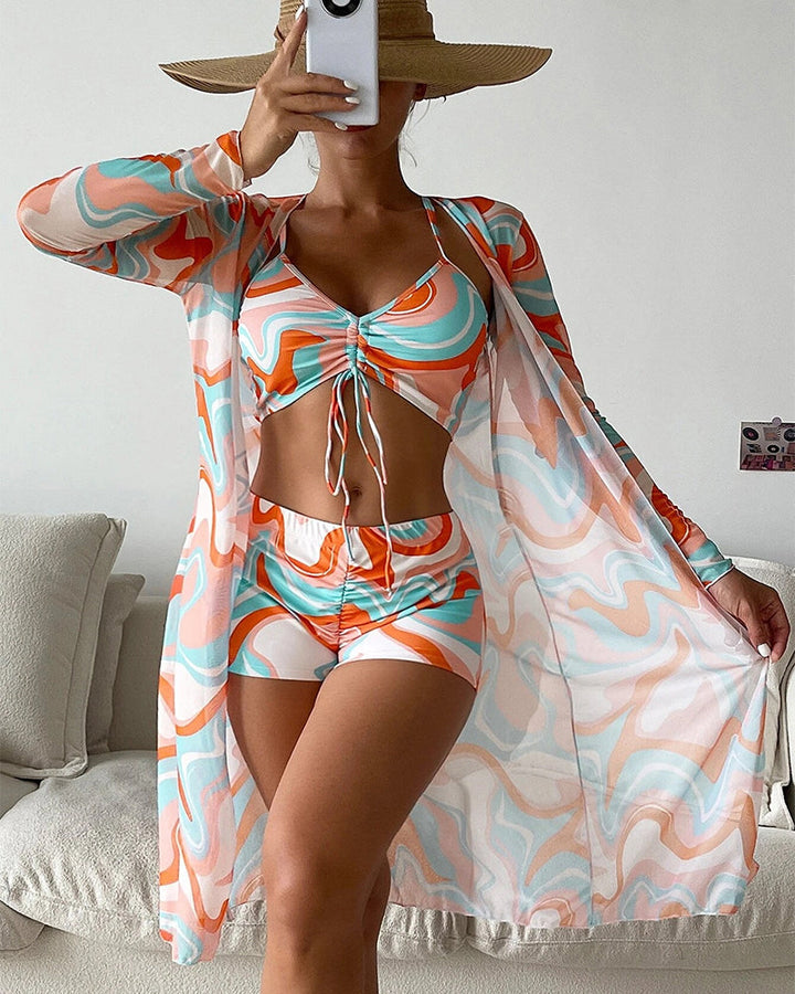 Yvonne - Chic Floral Beach Set