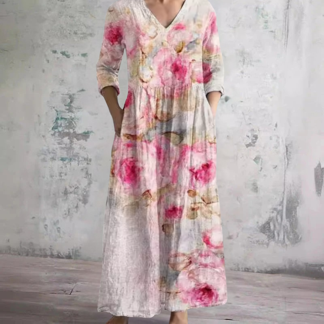 Sandra - Romantic Floral Dress