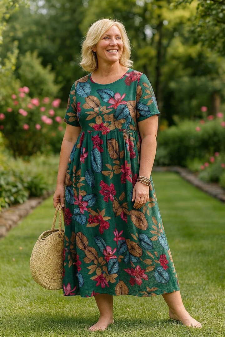Joyce - Graceful Floral Maxi Dress