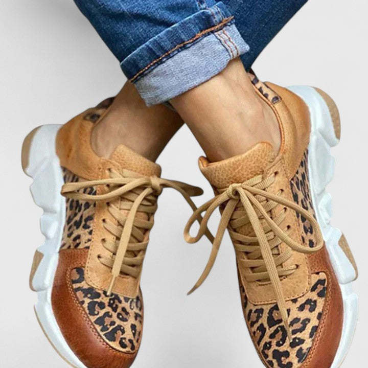 Naomi - Animal Print Sneakers
