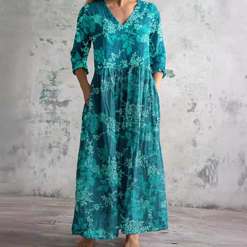 Pamela - Graceful Floral Dress