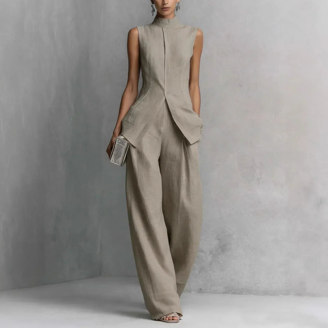 Phyllis - High-Neck Two-Piece Set