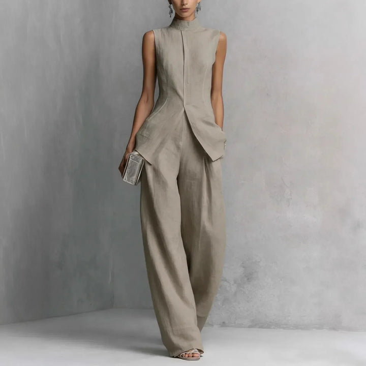 Phyllis - High-Neck Two-Piece Set