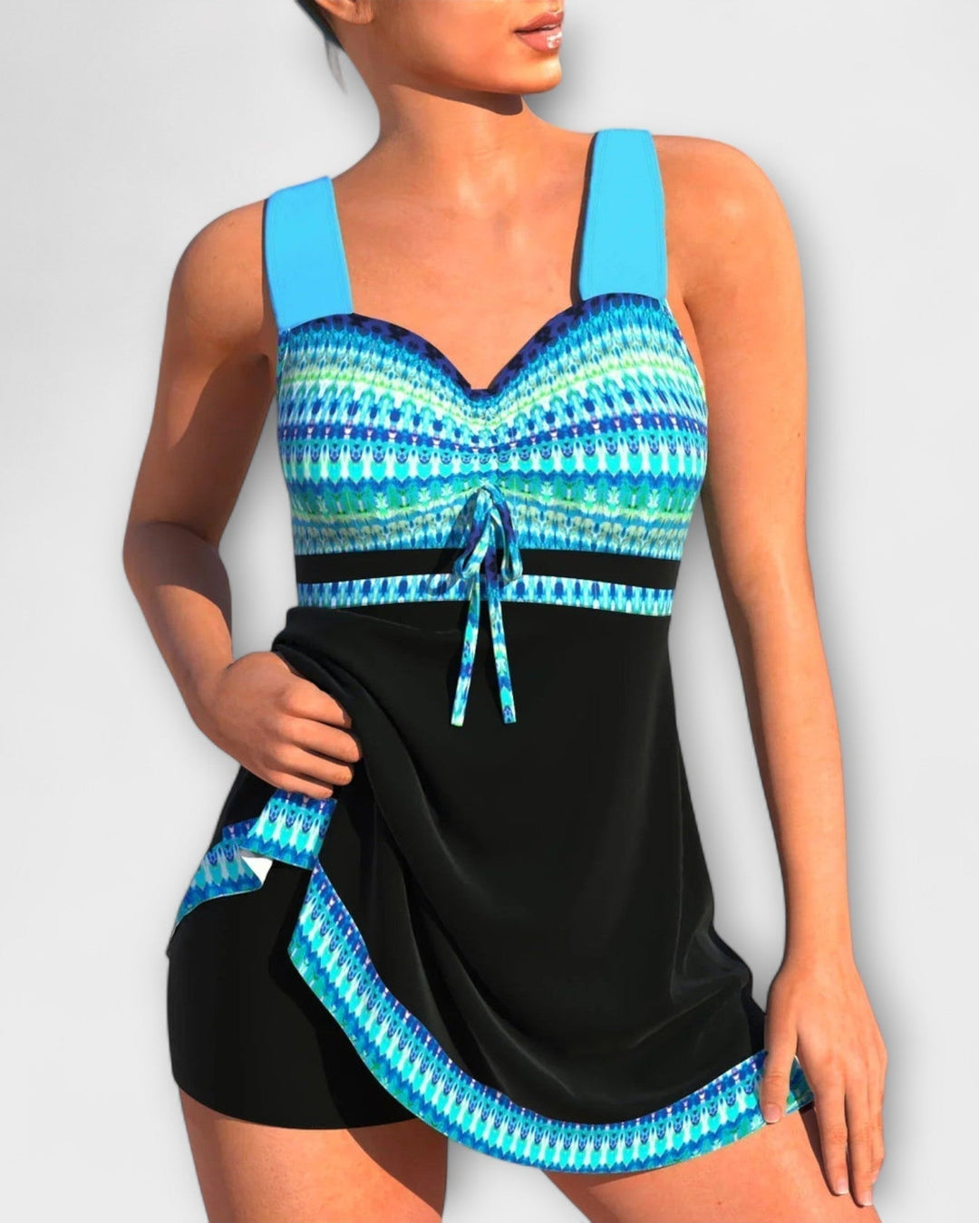 Paulette – Vibrant Two-Piece Swim Set