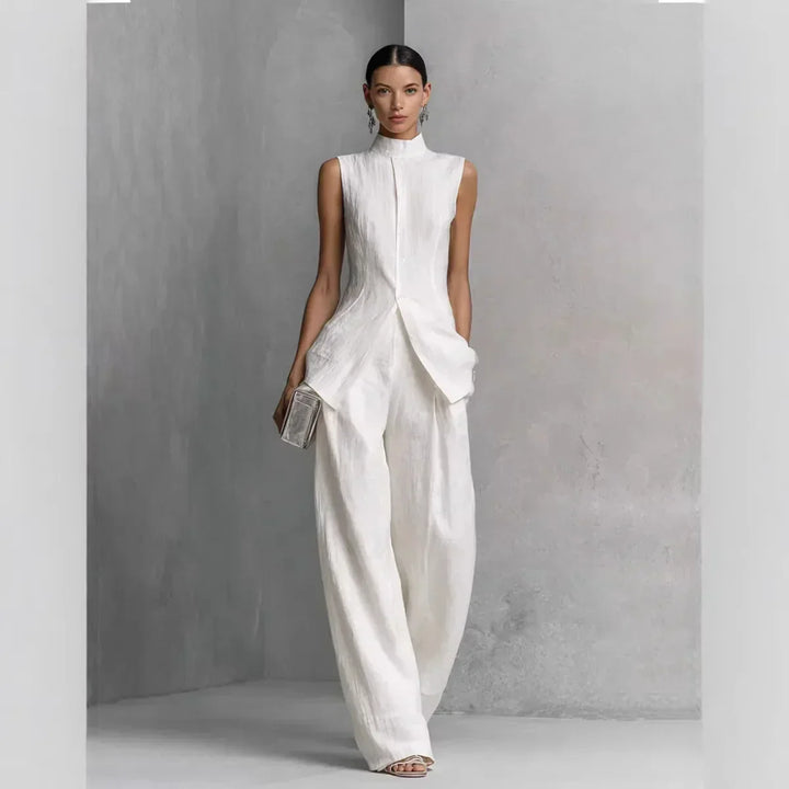 Phyllis - High-Neck Two-Piece Set