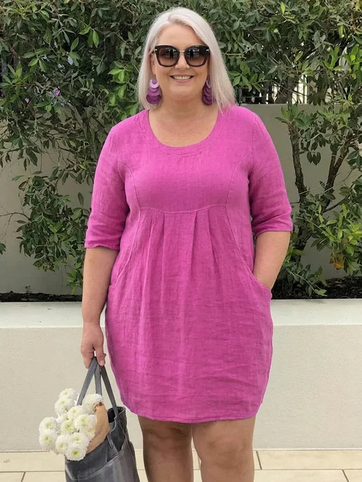 Teresa - Relaxed Pocket Midi Dress