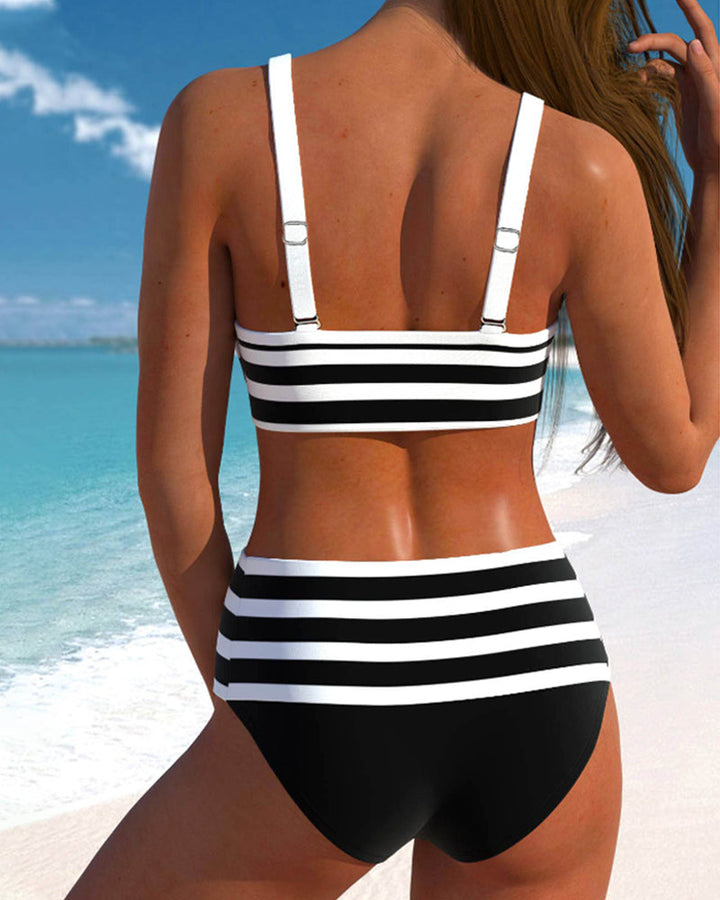Thelma - Classic Striped Bikini Set