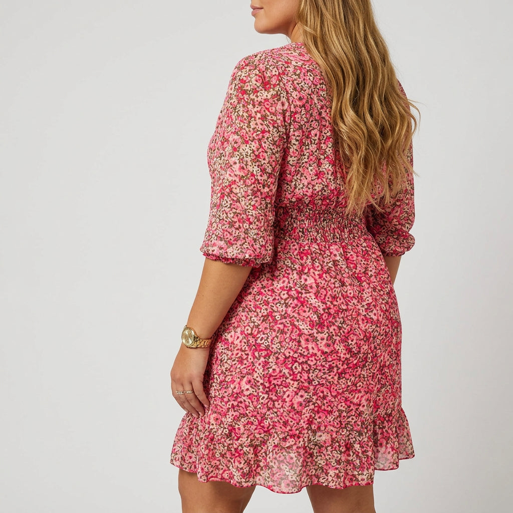 Beverly - Chic Floral Wrap Dress