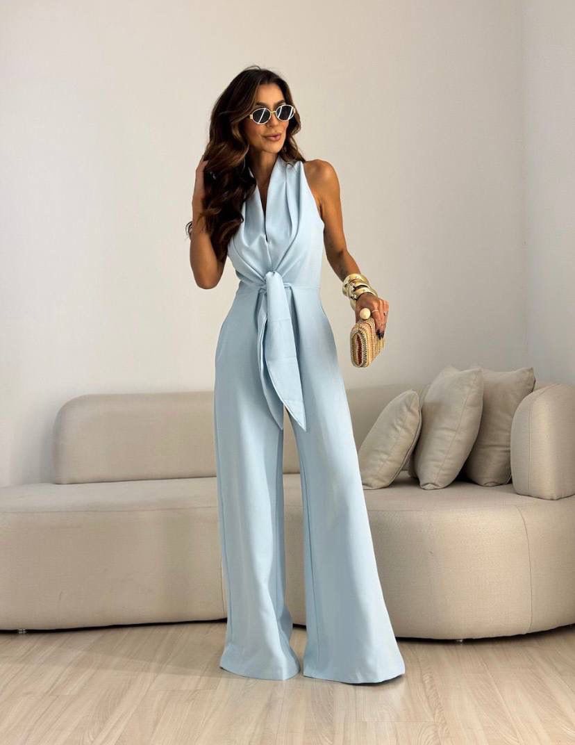 Marilyn - Halter Wide-Leg Jumpsuit