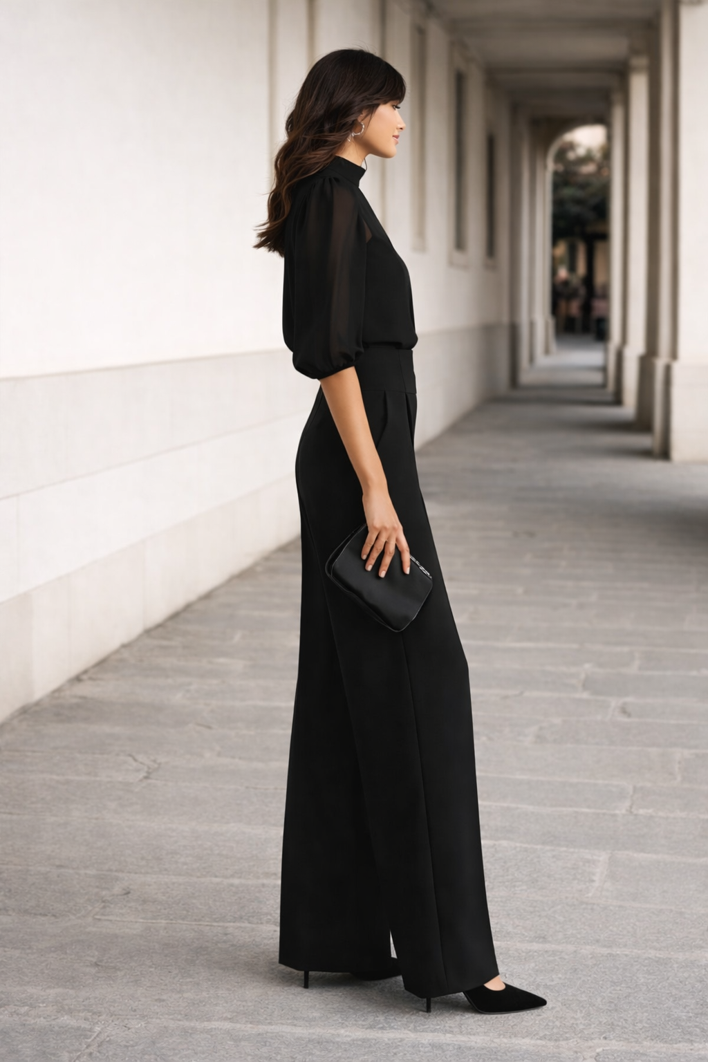 Connie - Elegant Blouse & Pants Set