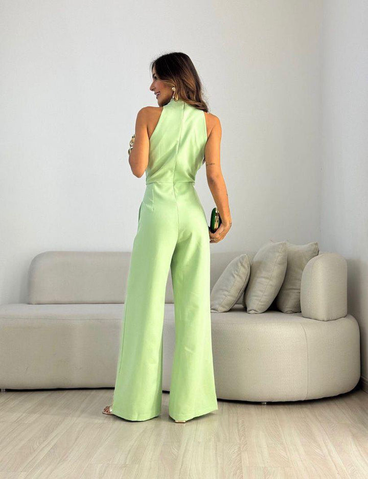 Marilyn - Halter Wide-Leg Jumpsuit