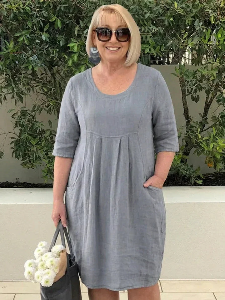 Teresa - Relaxed Pocket Midi Dress