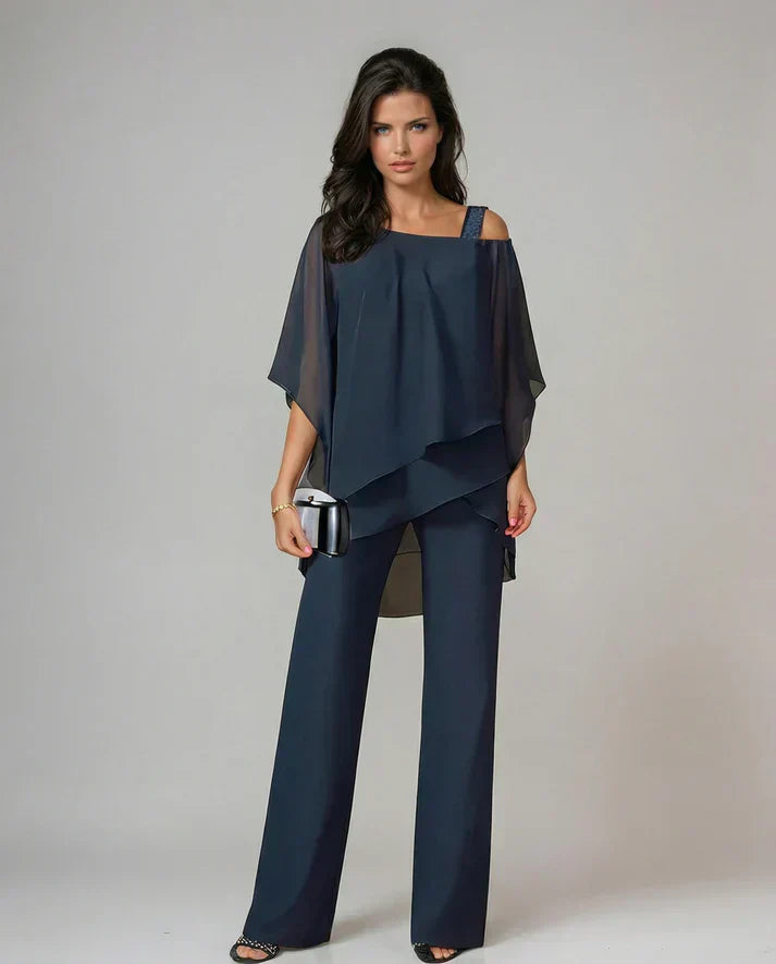 Joanne - Sophisticated Wide-Leg Set