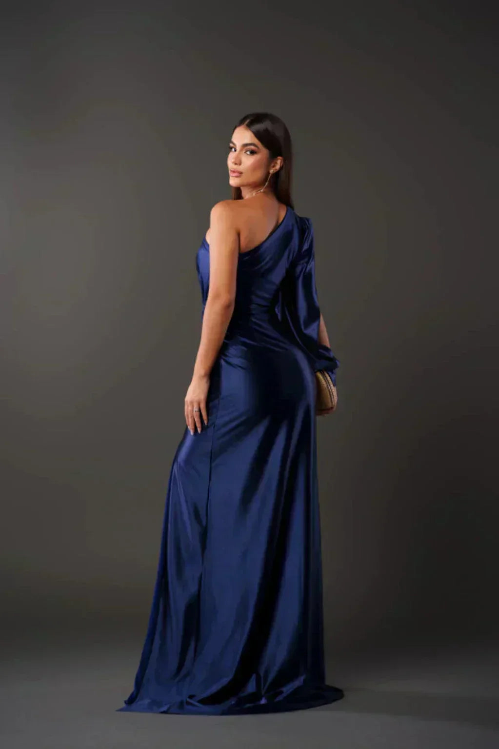Loretta - One Shoulder Draped Dress