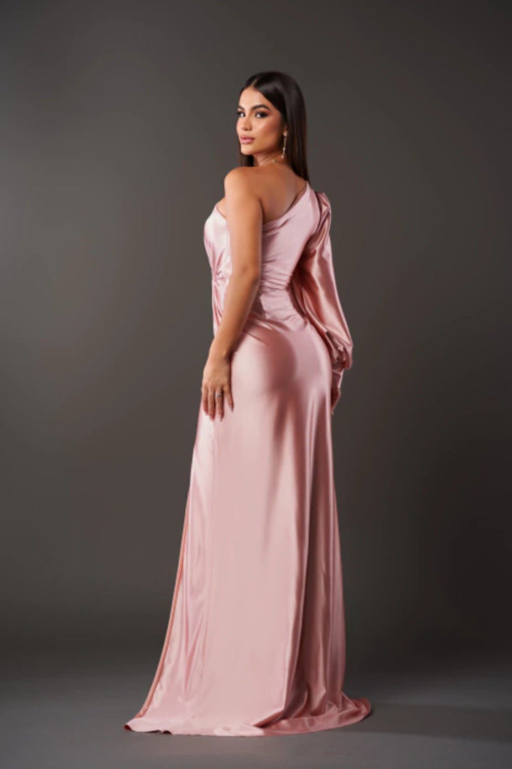 Loretta - One Shoulder Draped Dress