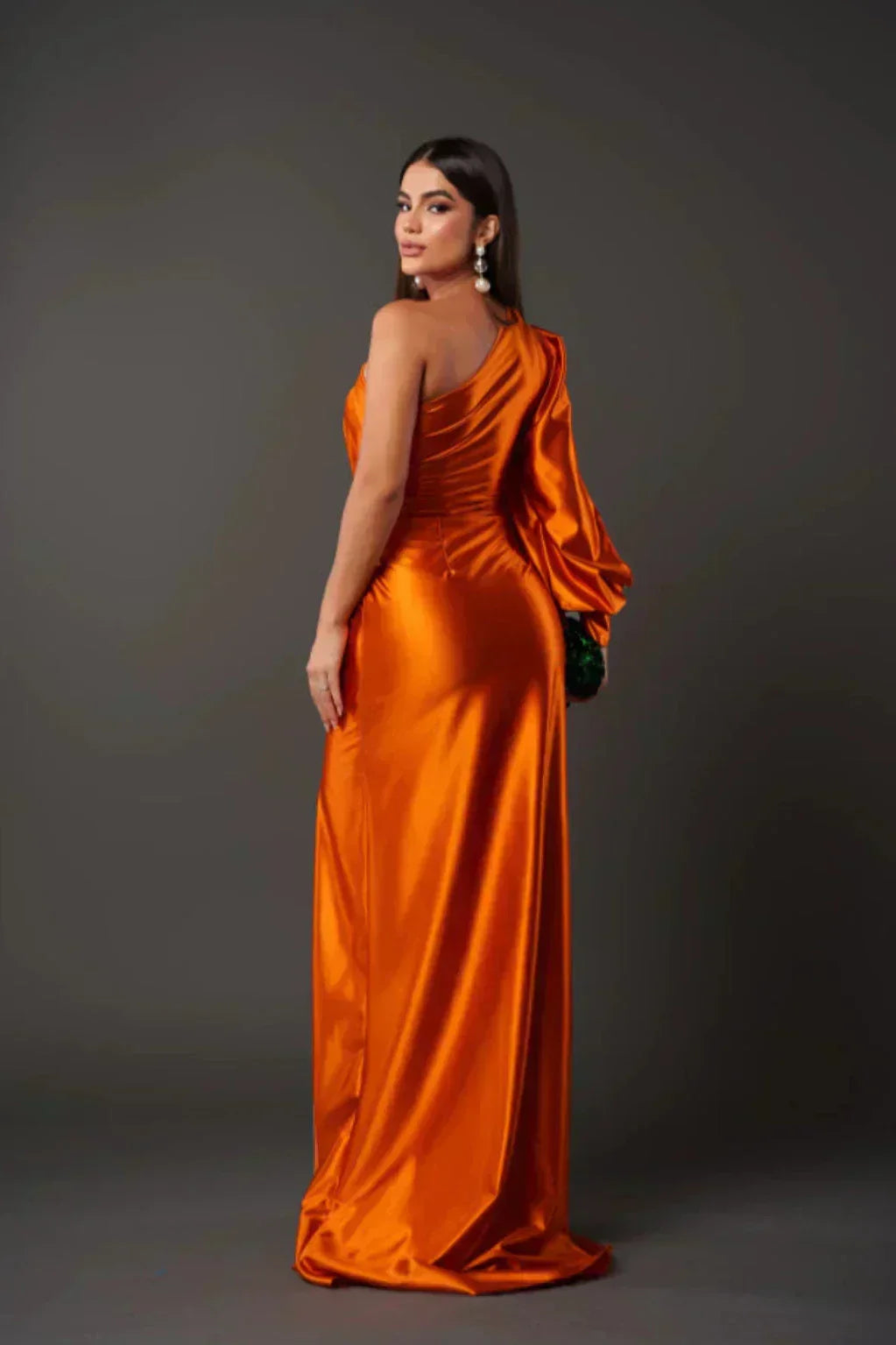 Loretta - One Shoulder Draped Dress