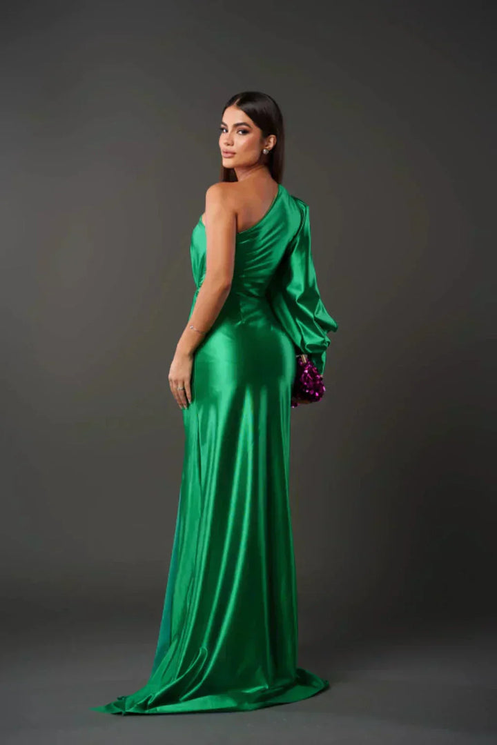 Loretta - One Shoulder Draped Dress