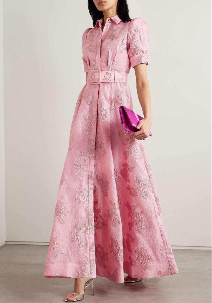 Arlene - Elegant Belted Maxi Dress